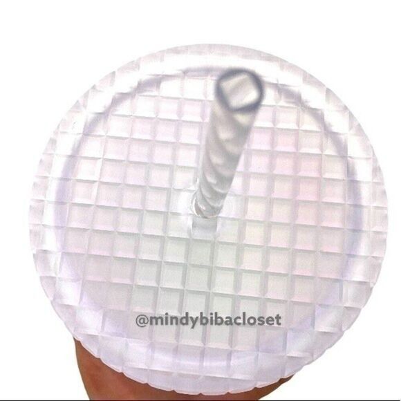 Starbucks 2022 Unicorn iridescent white soft touch Grid Pattern venti tumbler - Picture 4 of 4